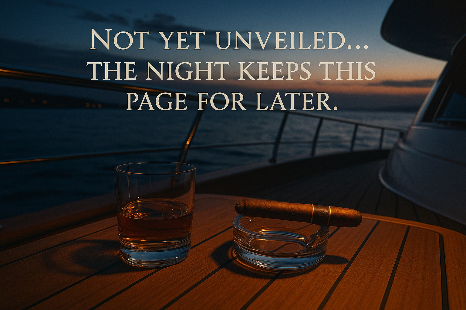 20251001_1719_Yacht Evening Reverie_simple_compose_01k6g90fzefj1rjmz86mg3yj32